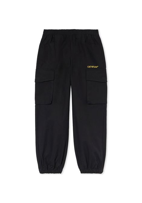 Pantalone con logo OFF WHITE KIDS | OBCF007F25FAB0011018